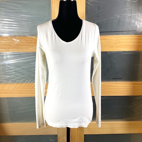 Ellen Tracy White, Long Sleeved Vintage Shirt - Picture 1 of 9